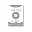 3130631102068-Exacompta - 10 Packs de 100 Fiches Bristol - A4 - petits carreaux - non perforées - blanc-Avant-2