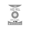 3130631102099-Exacompta - 20 Packs de 100 Fiches Bristol - 10,5 x 14,8 cm - petits carreaux - non perforées - b-Avant-1