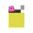8715119760814-Pickup - Carton de lin - A4 (210 x 297 mm) - 215 g/m² - 10 feuilles - citron-Avant-0