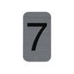 3130630671879-Exacompta - Plaque adhésive chiffre 7 - 25 x 44 mm - aluminium brossé-Avant-0