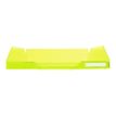 Exacompta COMBO Glossy - Corbeille à courrier vert anis translucide