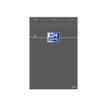 Oxford - Bloc notes - A5 - 160 pages - petits carreaux - 80G - gris