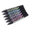 884955070505-BrushMarker - Pack de 6 stylos pinceaux et marqueurs - tons pastels-Angle gauche-1