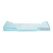 9002493019898-Exacompta COMBO Glossy - Corbeille à courrier turquoise translucide-Avant-0