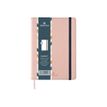 Oberthur Carmen - Carnet de notes souple ligné - A6 - 160 pages - blush
