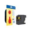 4977766723213-Brother LC121 - jaune - cartouche d'encre originale-Angle gauche-0