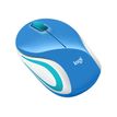 Logitech M187 - Mini souris sans fil - bleu