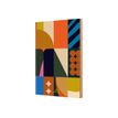 3664447153117-Oberthur Malaga - Carnet de notes souple - A5 - ligné - 200 pages - géométrique-Angle droit-0