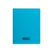 Calligraphe 8000 - Cahier polypro 17 x 22 cm - 96 pages - grands carreaux (Seyes) - bleu