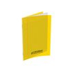 3020120203928-Conquérant Classique - Cahier polypro 17 x 22 cm - 96 pages - grands carreaux (Seyes) - ja-Angle gauche-0
