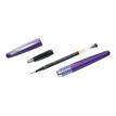 4902505505034-Pilot Retro Pop - Stylo plume violet / ellipses-Angle gauche-1