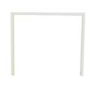 0404000121244-Bureau simple IRIS - L140 cm - Plan suivant - Pieds blanc - plateau imitation Hêtre--2