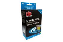 Cartouche compatible Epson 16XL Stylo plume - pack de 5 - noir x2, cyan, magenta, jaune - UPrint