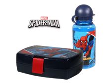 Marvel Spiderman - Boîte à déjeuner et gourde 380ml - rose
