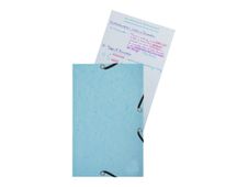 Exacompta Aquarel - Chemise à rabats + 25 fiches bristol 12,5x20 cm (4 couleurs assorties)