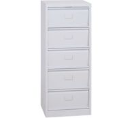 Colonne à clapets - L41 x H104 x P35 - 5 clapets - gris clair