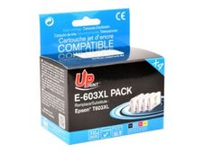 Cartouche compatible Epson 603XL Etoile de mer - pack de 4 - noir, cyan, magenta, jaune - Uprint