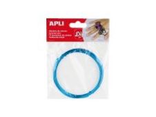Apli - Kit artisanal de bijoux - 1.5 x 5 mm - bleu - fil métallique