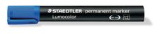 STAEDTLER Lumocolor 350 - Marqueur permanent - pointe biseau - bleu