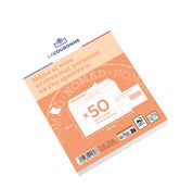 La Couronne - 50 Enveloppes C5 162 x 229 mm - 80 gr - fenêtre cristal 45x100 mm - blanc - bande auto-adhésive - ouverture facile