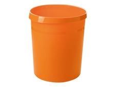 HAN GRIP - corbeille à papier - 18 L - polypropylène (PP), plastique - Couleur tendance orange