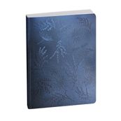 Agenda Empreinte - 1 jour par page - 12 x 17 cm - bleu fleurs - Exacompta