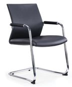 Lot de 2 Chaises LUGE MTi - accoudoirs intégrés - noir