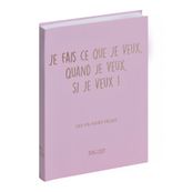 Agenda Les Vilaines Filles - 1 jour par page - 12,5 x 17,5 cm - je veux - Exacompta