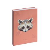 Agenda Safari - 1 jour par page - 12,5 x 17,5 cm - raton laveur - Exacompta