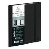 Agenda de bureau Kaa All in One Visuel Horizons 20S spiralé - 1 semaine sur 2 pages - Carnet de notes - 15 x 21 cm - Noir - Exacompta