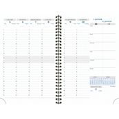 Exacompta All-In-One Horizons - Recharge pour agenda - 2025 - semainier - reliure à anneaux métalliques - 20 W - 150 x 210 mm - noir