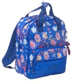 Sac à dos Les Petites Bombres Cachemire - 2 compartiments - bleu - Kid'Abord