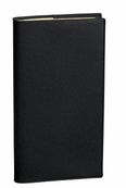 Agenda de poche Impala Italnote avec répertoire - 1 semaine sur 2 pages - 8,8 x 17 cm - noir - Quo Vadis