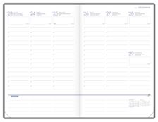 Agenda Oxford Romance - 1 semaine sur 2 pages - 16 x 24 cm - différents modèles disponibles - Hamelin