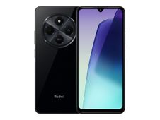 Xiaomi Redmi 14C - 4G smartphone - double SIM - RAM 4 Go / Mémoire interne 128 Go - 6.88" - 1640 x 720 pixels (120 Hz) - 2x caméras arrière 50 MP - front camera 13 MP - noir minuit