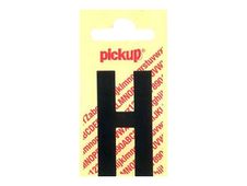 Pickup - Étiquette autocollante - 150 mm - Lettre H - noir mat