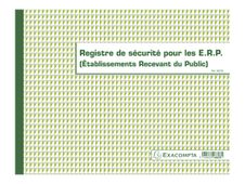 Exacompta - Registre de sécurité ERP - 32 pages - 24 x 32 cm