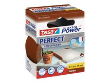 Tesa extra Power Perfect - Ruban adhésif en toile - 38 mm x 2.75 m - Havane