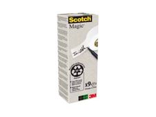 Scotch Magic Green - 9 Rubans adhésifs - 19mm x 33 m - invisible