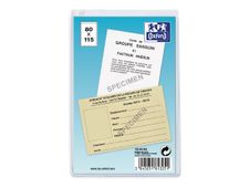 Etui simple Oxford - 8x11,5cm - PVC 20/100e - incolore