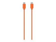 JAYM POP Collection - Câble USB-C vers  USB-C - 1.5 m - orange