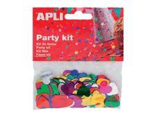 Apli Party - confettis - 14 gr - 1.5 cm - cœurs 