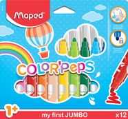 Maped Color'Peps Jumbo - 12 Feutres