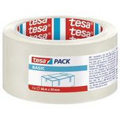 Tesapack Basic - Ruban adhésif d'emballage - 50 mm x 66 m - transparent