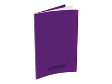 Conquérant Classique - Cahier polypro A4 (21x29,7cm) - 96 pages - grands carreaux (Seyes) - violet