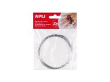 Apli - Kit artisanal de bijoux - 1.5 x 5 mm - argenté - fil métallique