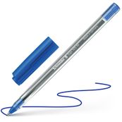 Schneider Tops 505 M- Stylo-bille - Bleu – Pointe Moyenne avec Corps Transparent et Capuchon Clip