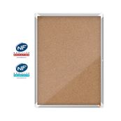 Nobo - Vitrine intérieure 9 A4 (1000 x 752 mm) - cadre aluminium fond liège