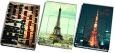 Agenda rasé vif City - 1 jour par page - 12 x 17 cm - différents modèles disponibles - Kid'Abord