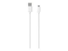 JAYM POP Collection - Câble USB vers Micro-USB - 1.5 m - blanc
